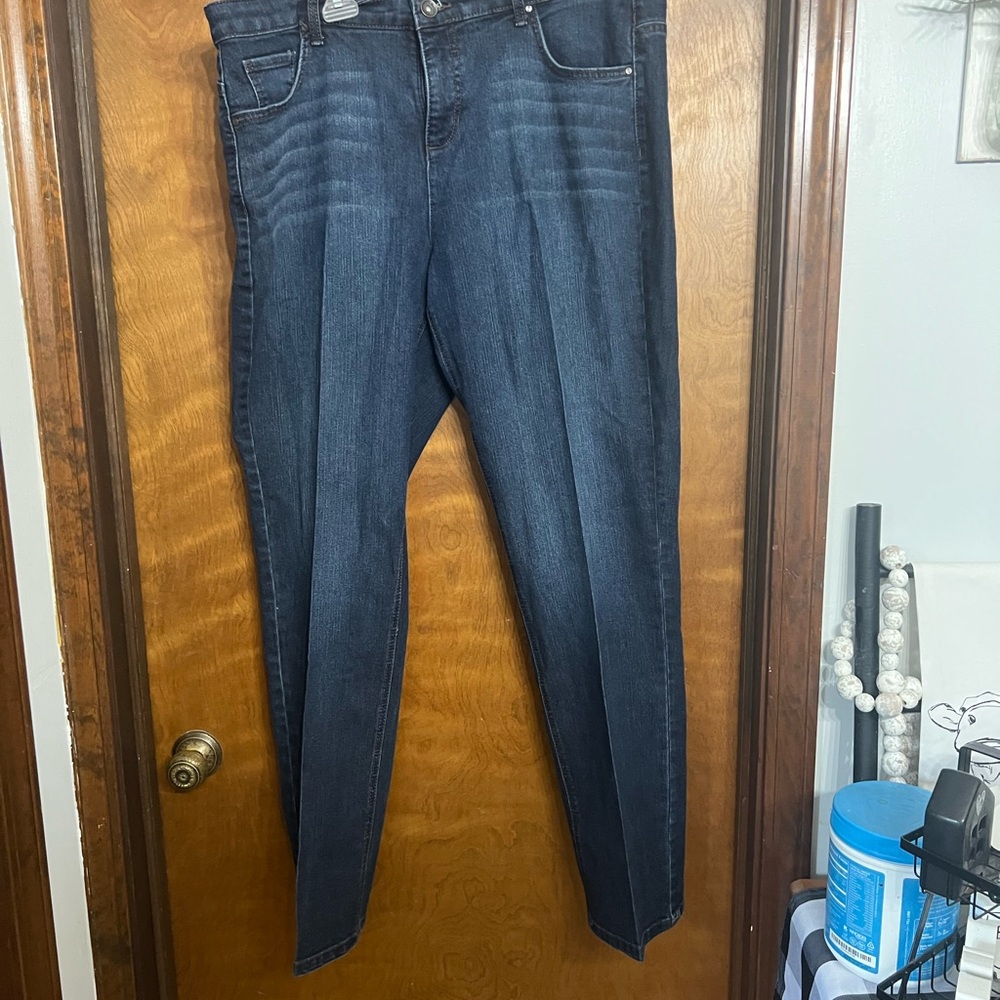 Ruff Hewn Women's Dark Indigo Skinny Jeans